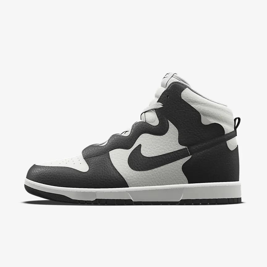 Giày Nike Dunk High Warped Unlocked By You Nữ Trắng Xanh